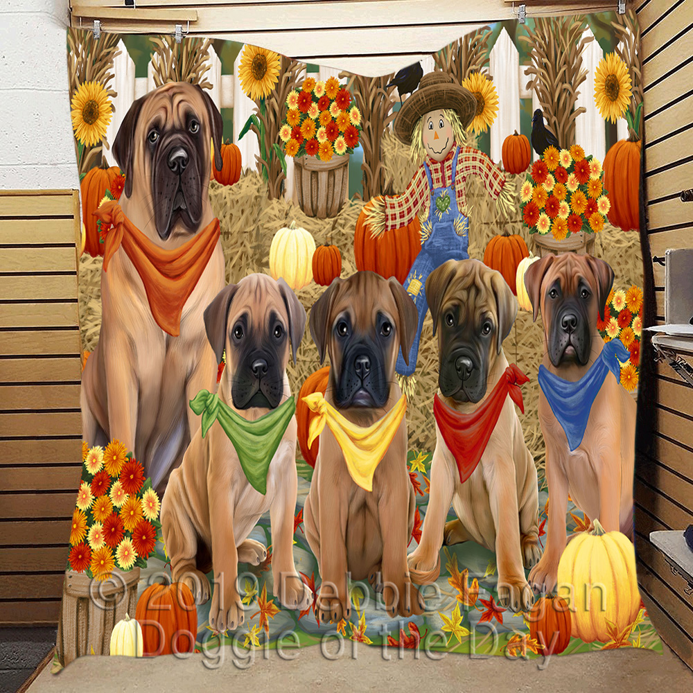 Bullmastiff Quilt Dog Bedding Personalized Bed Gift Many Designs NWT eBay